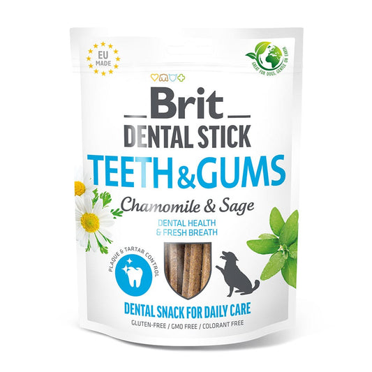 Brit - Dental Sticks - Teeth & Gums m. Kamille & Salvie - 250g