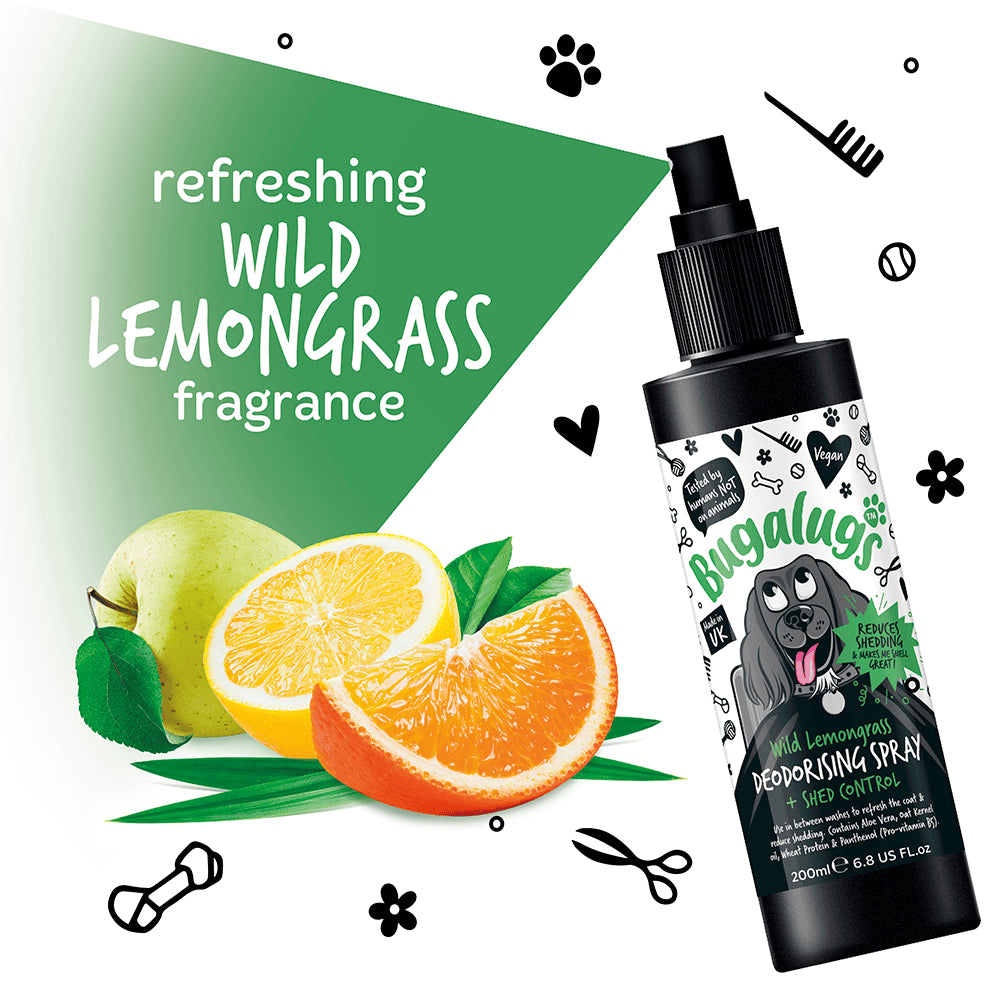 Bugalugs - Duft-spray - Fældningskontrol m. Citrongræs - 200ml
