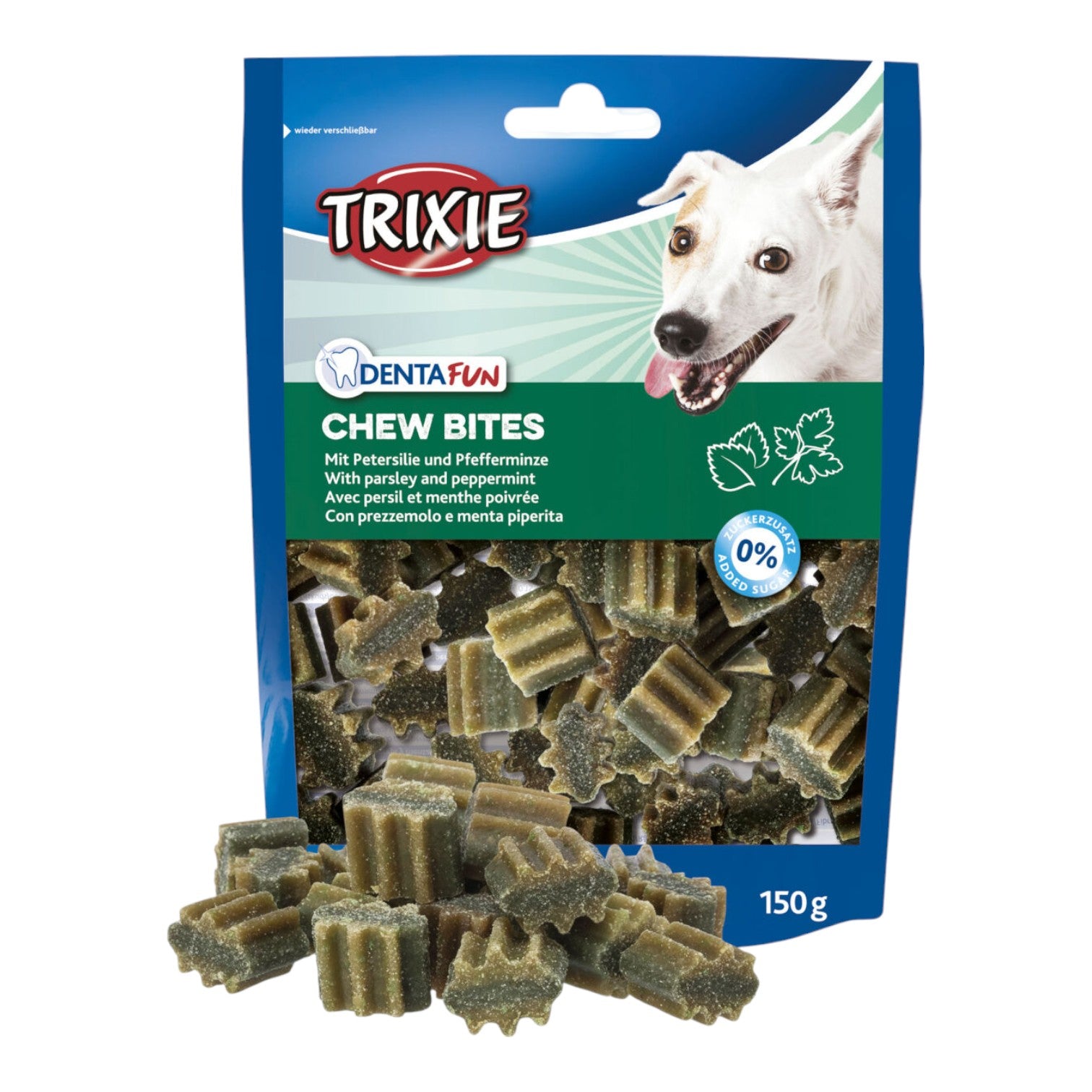 Trixie - DentaFun Chew Bites m. Persille - 150g