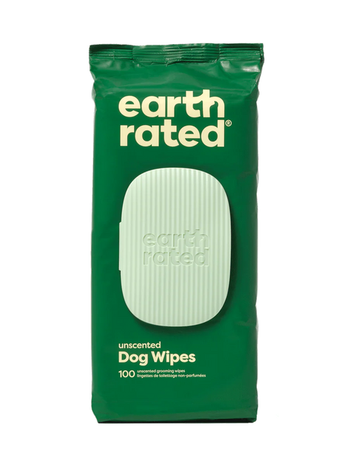Earth Rated - Dog Wipes - 100 stk. u. parfume