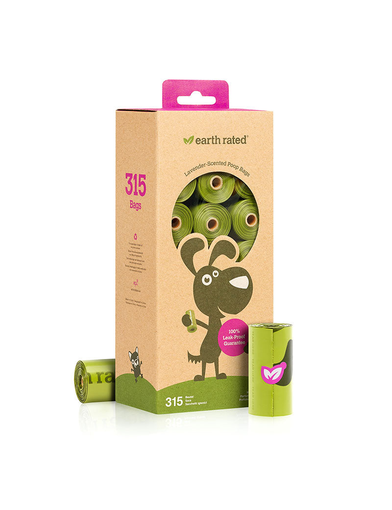 Earth Rated - Høm Høm poser - 21 ruller m. lavendel duft
