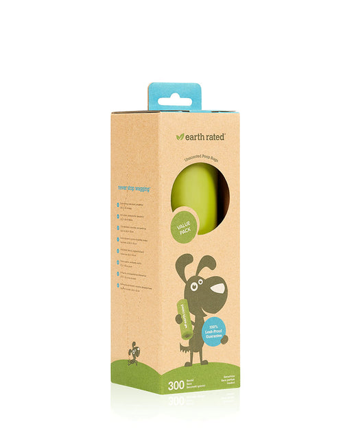 Earth Rated - Høm Høm poser - 300 stk. uden parfume