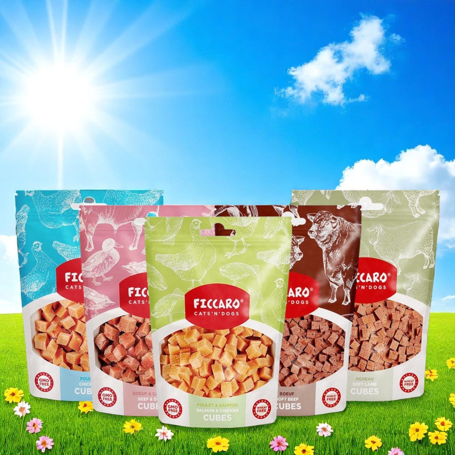 Ficcaro - Soft cubes Pakke 1