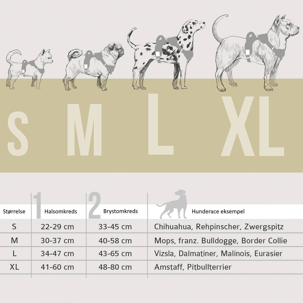 Ne&no® - Outdoor Hundesele m. støddæmper - S
