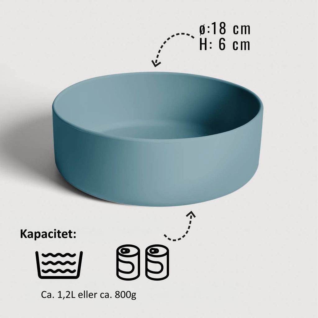 Ne&no® - Silikone-foderskål – Skridsikker – Lilla