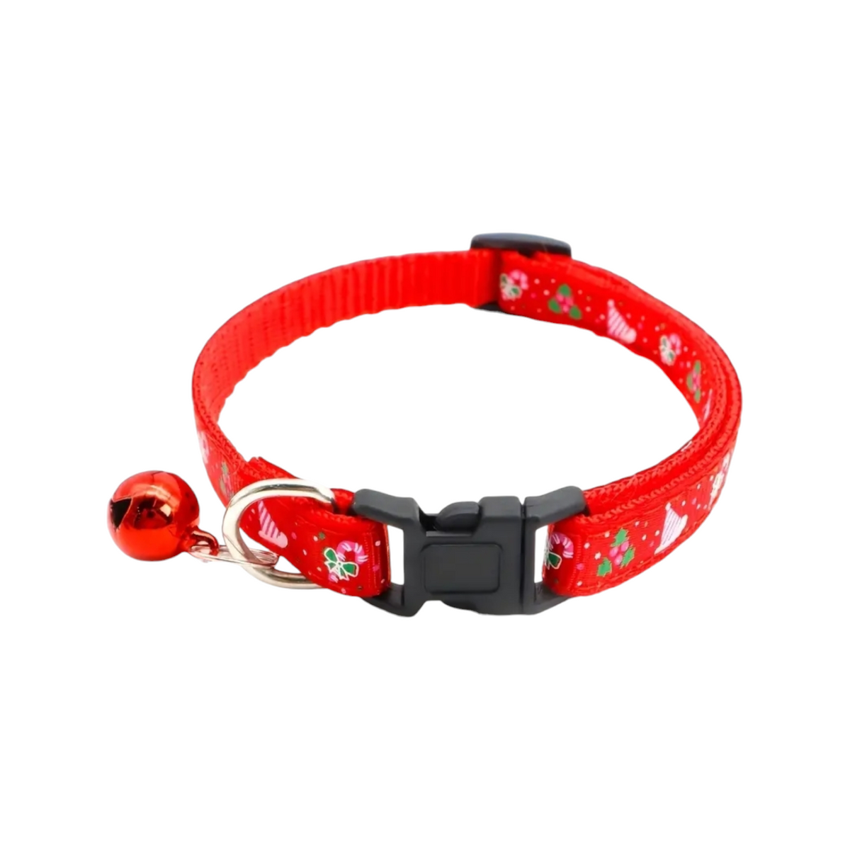 Hvalpe Jule-halsbånd - Rød