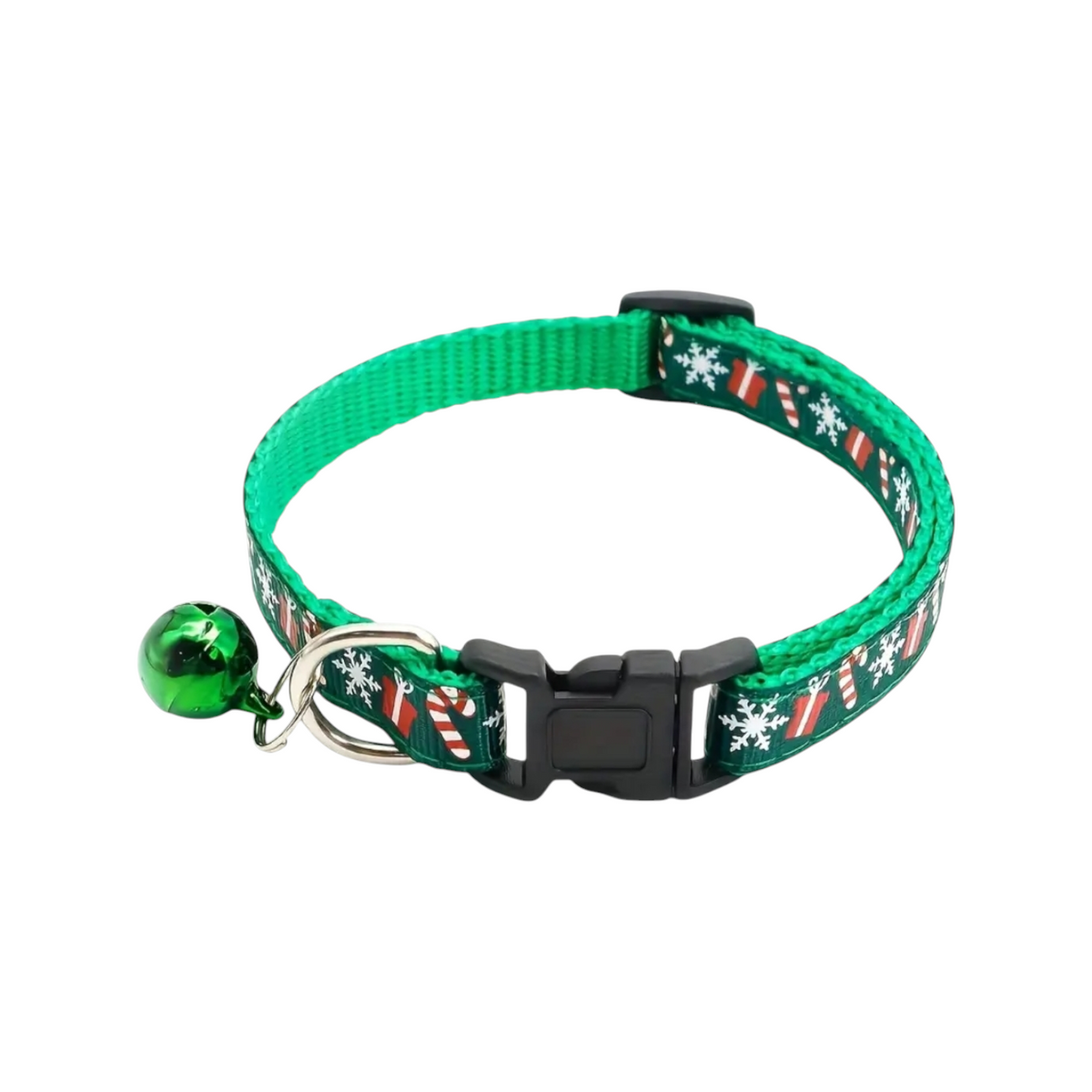 Hvalpe Jule-halsbånd - Grøn