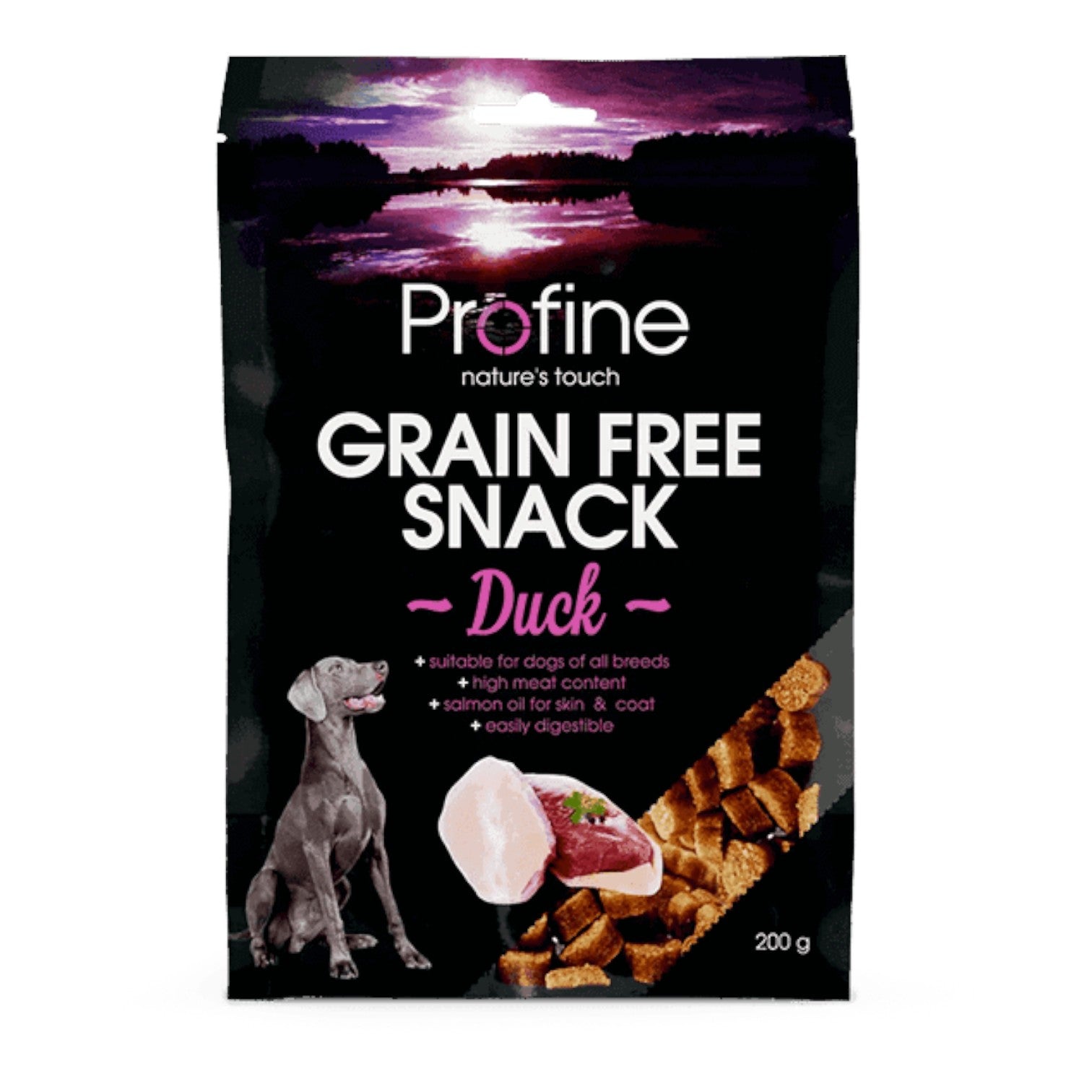 Profine - Semi-moist godbidder m. And - 200g