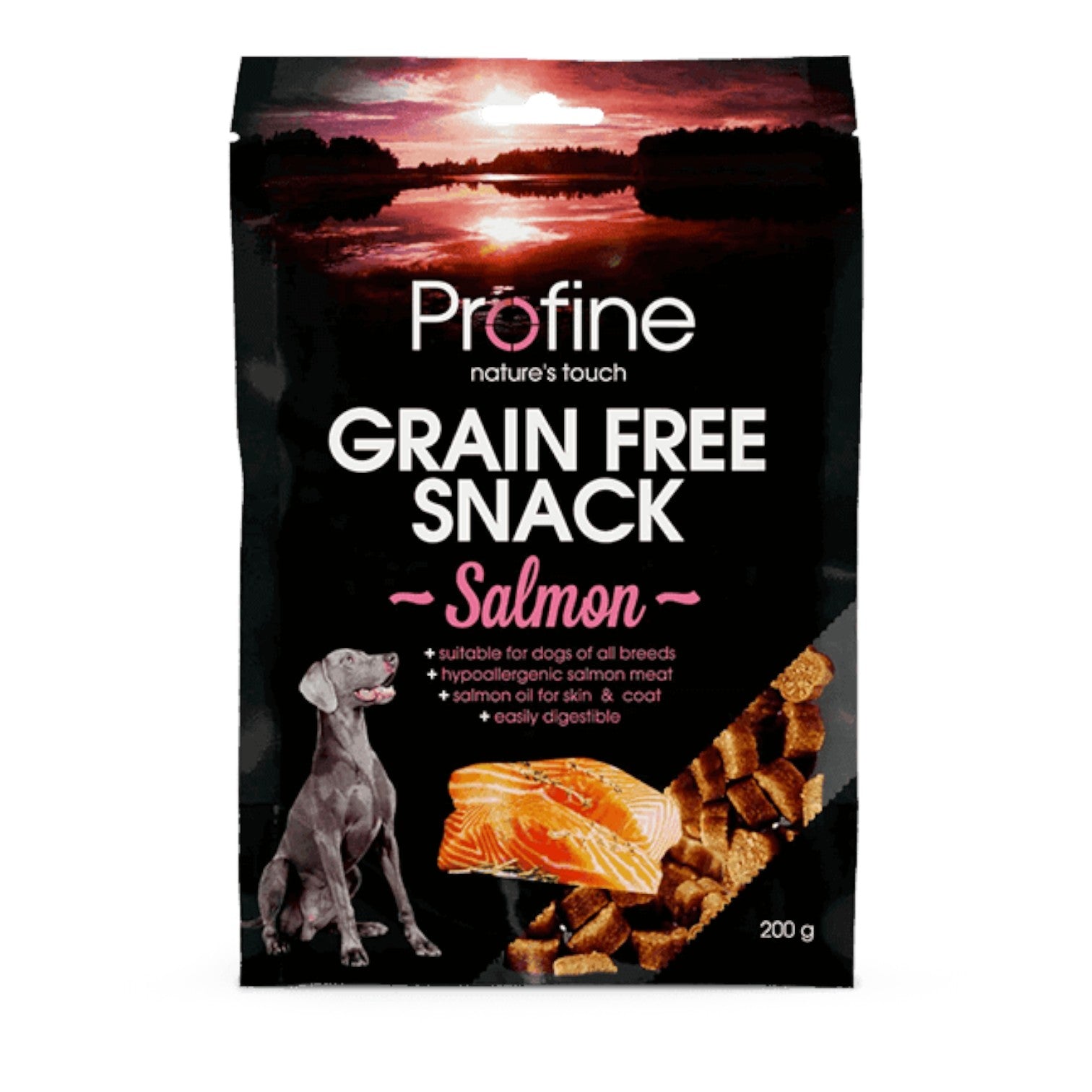Profine - Semi-moist godbidder m. Laks - 200g