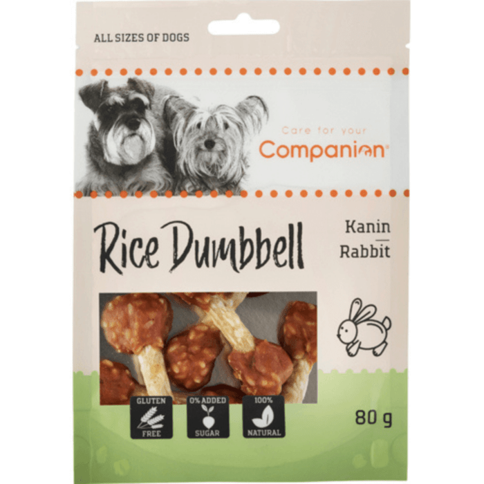 Companion - Rice dumbbells m. Kanin 80g