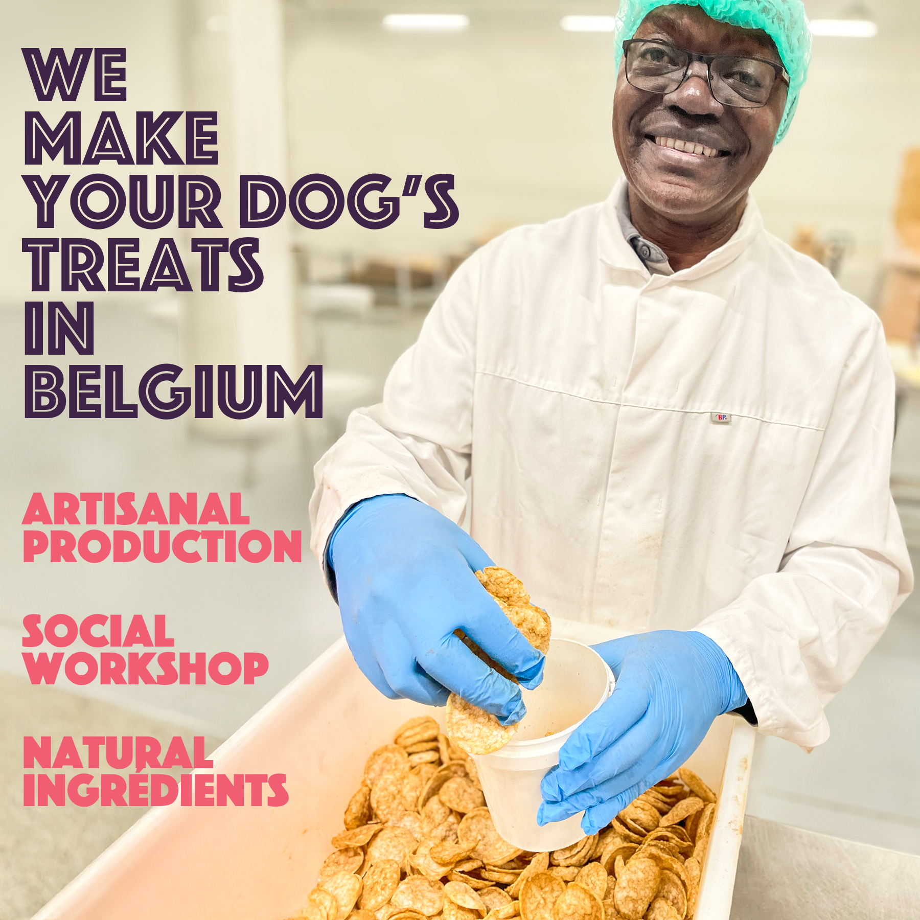 Smoofl - Hundechips m. Laks - 50g