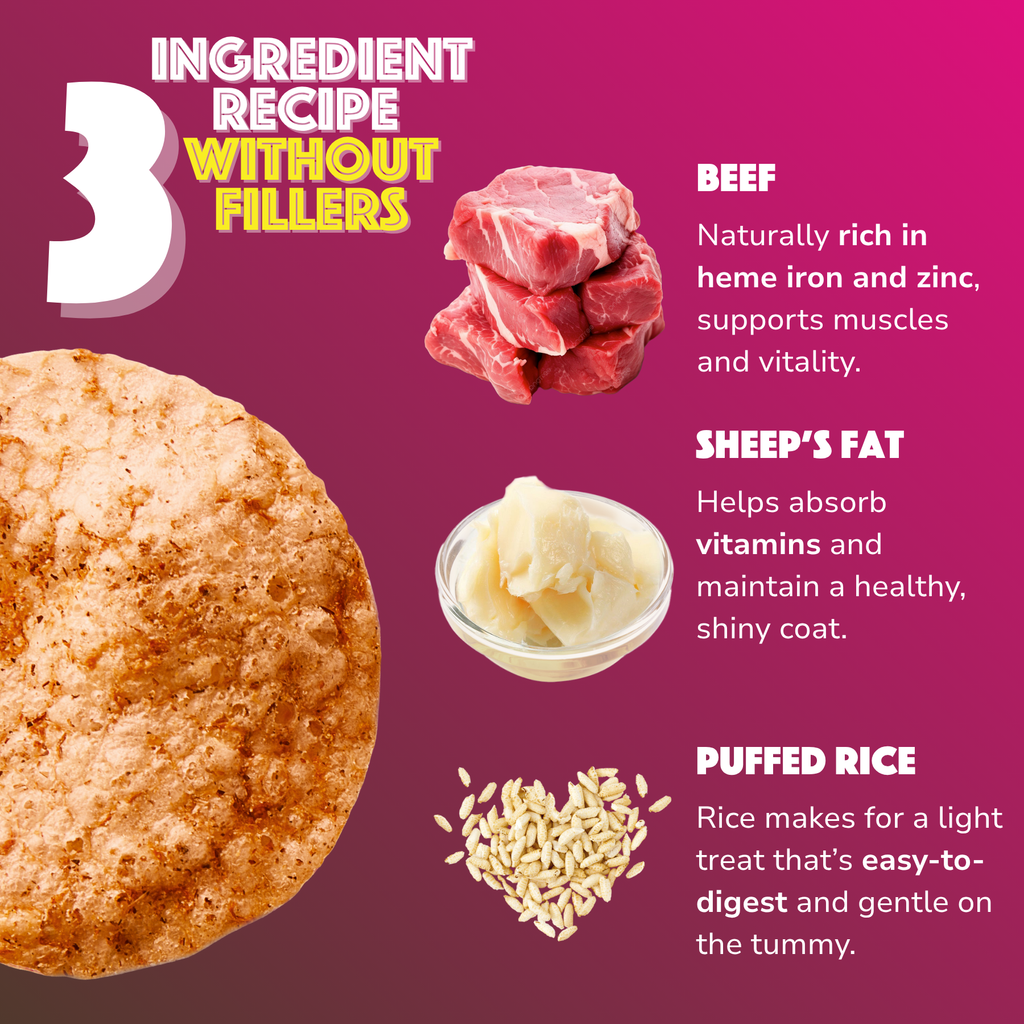 Smoofl - Hundechips m. Okse - 50g