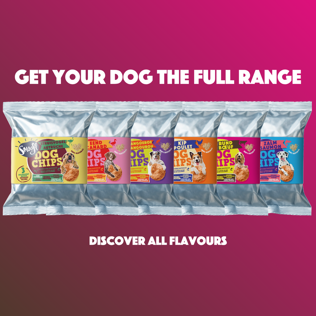 Smoofl - Hundechips m. Okse - 50g