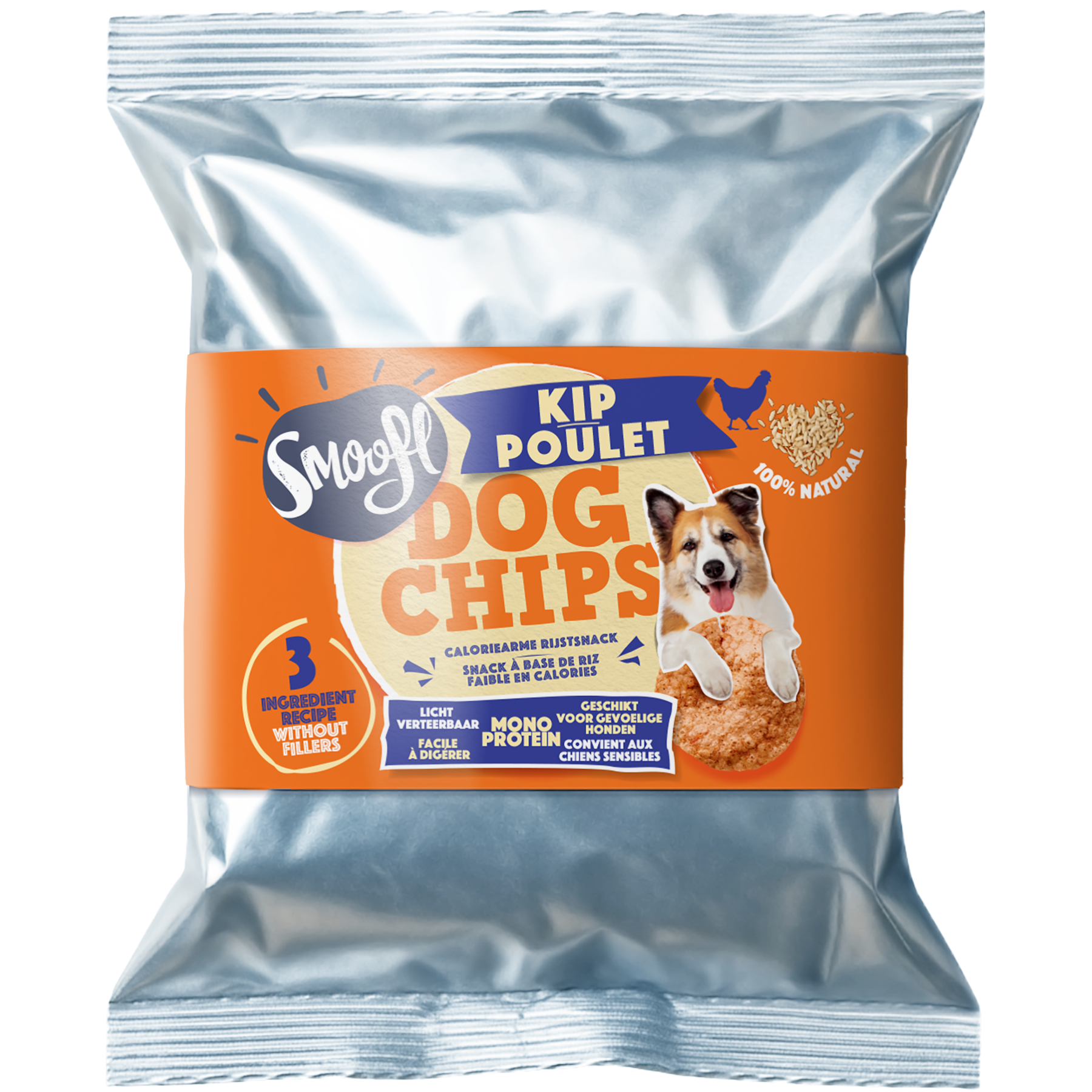 Smoofl - Hundechips m. Kylling - 50g