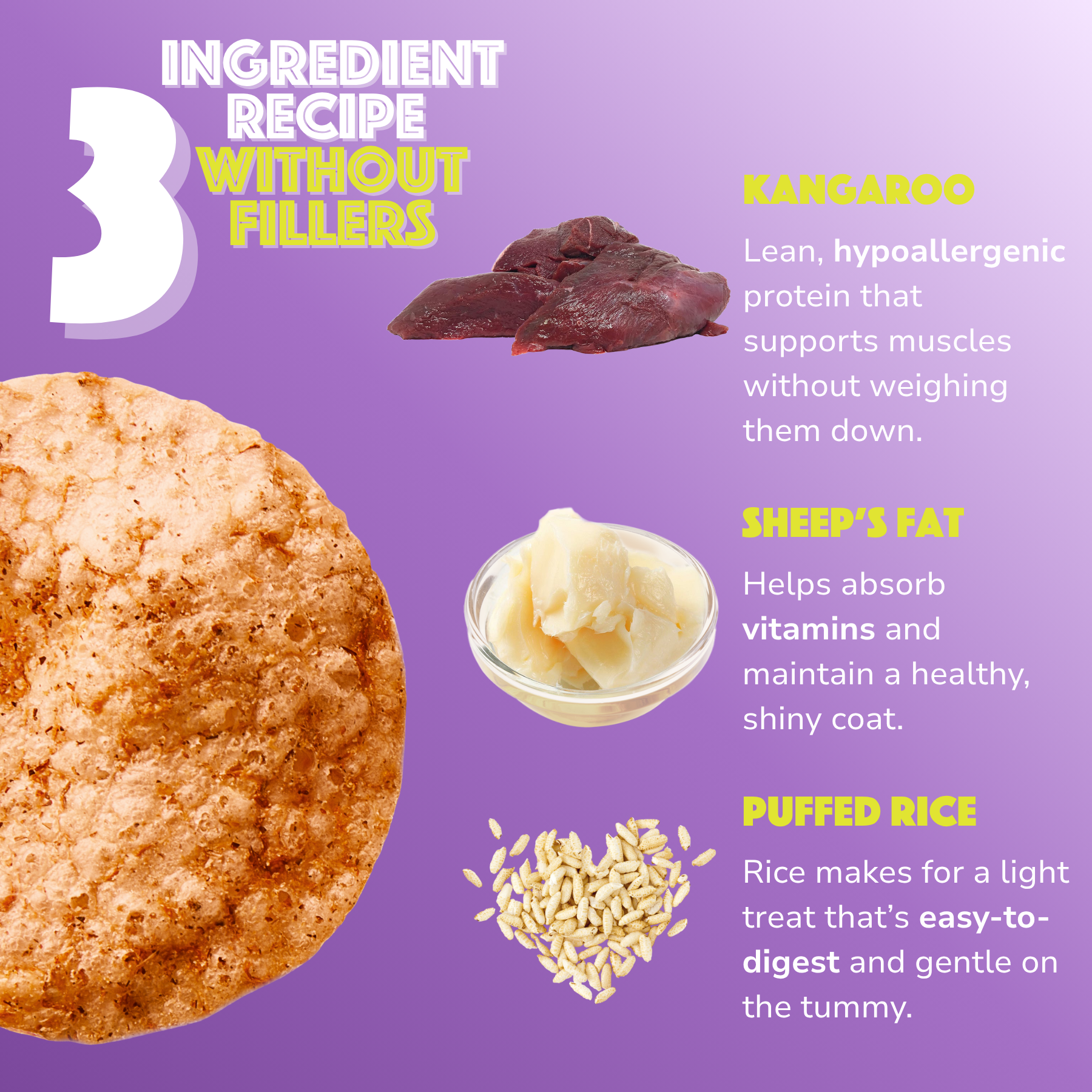 Smoofl - Hundechips m. Kænguru - 50g