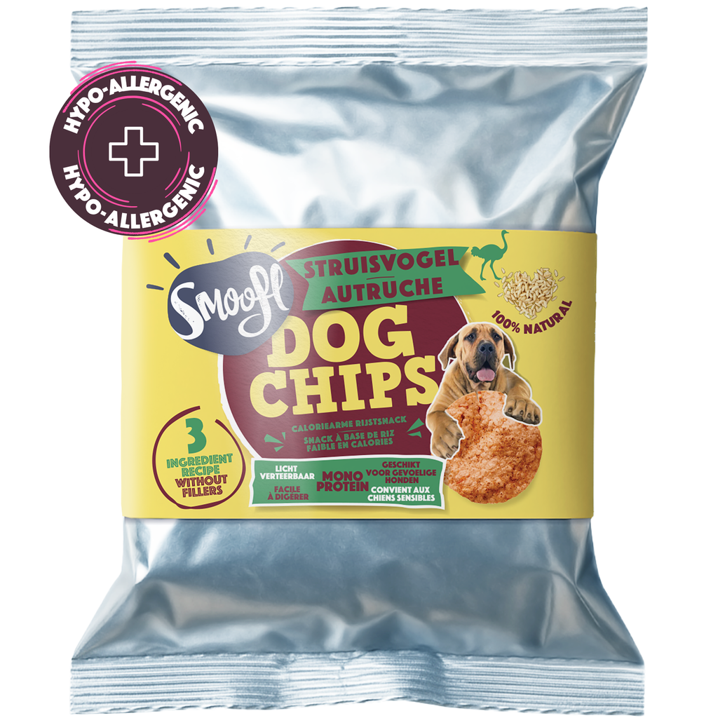Smoofl - Hundechips m. Struds - 50g