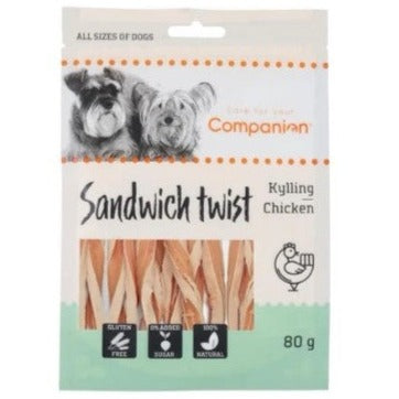 Companion - Sandwich twist - Kylling 80g