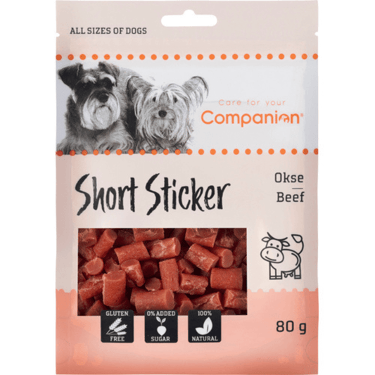 Companion - Små sticks m. Okse 80g