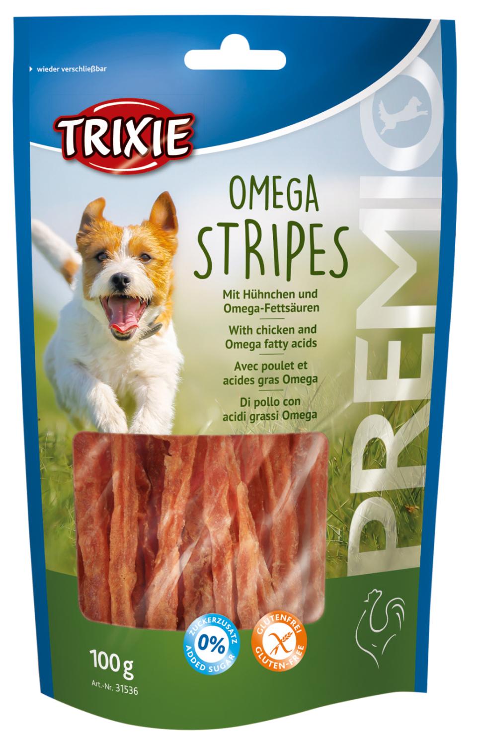 Trixie - Premio Omega stripes - 100g