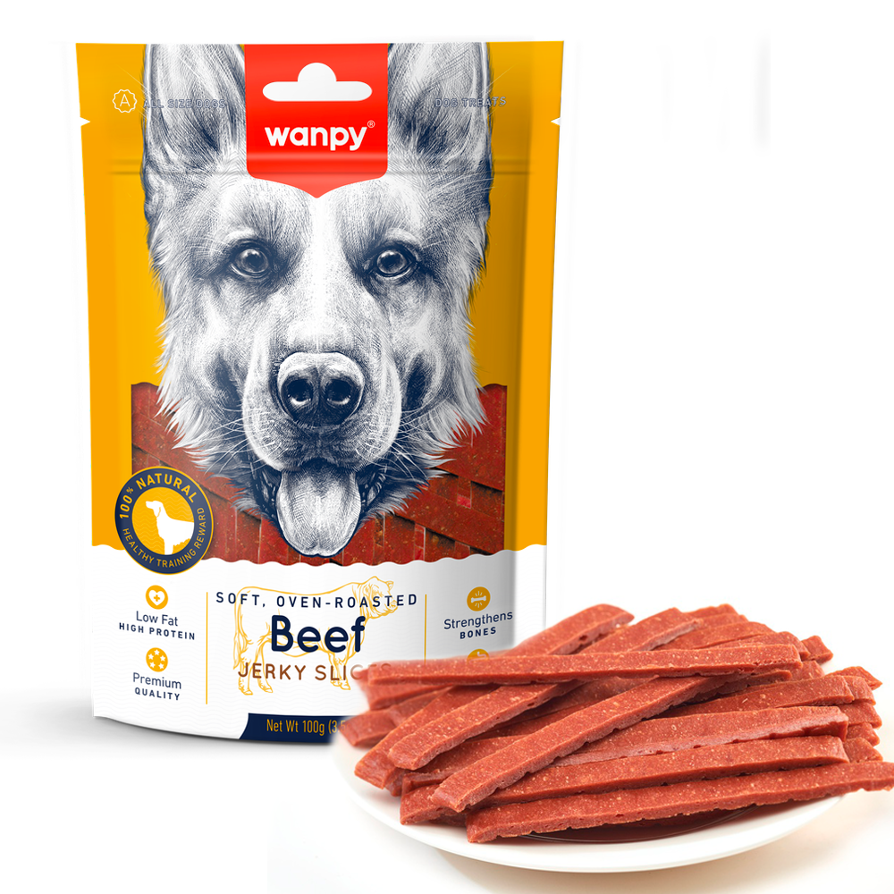 Wanpy - Okse-jerky slices - 100g