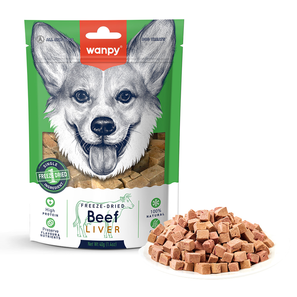 Wanpy - Frysetørret okselever - 40g