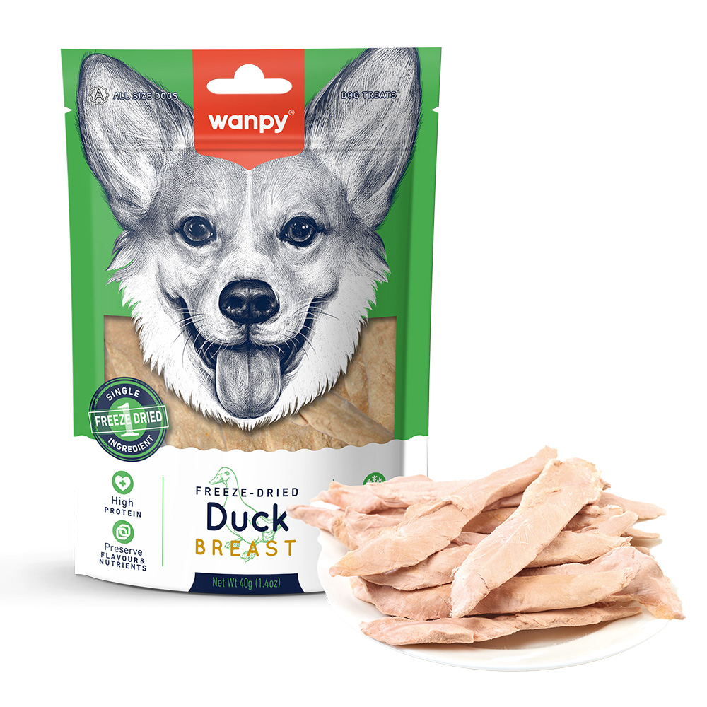 Wanpy - Frysetørret Andebryst - 40g