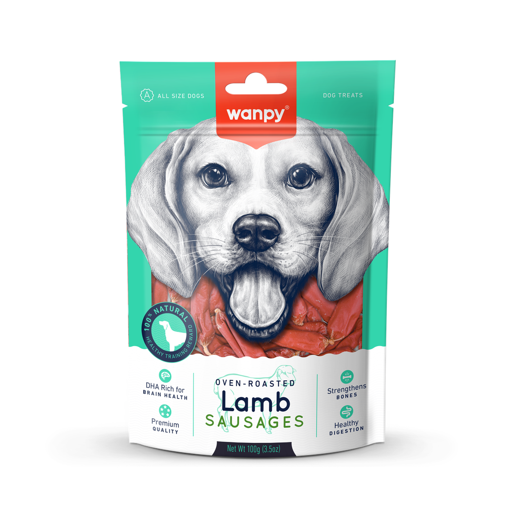 Wanpy - Pølser m. Lam - 100g