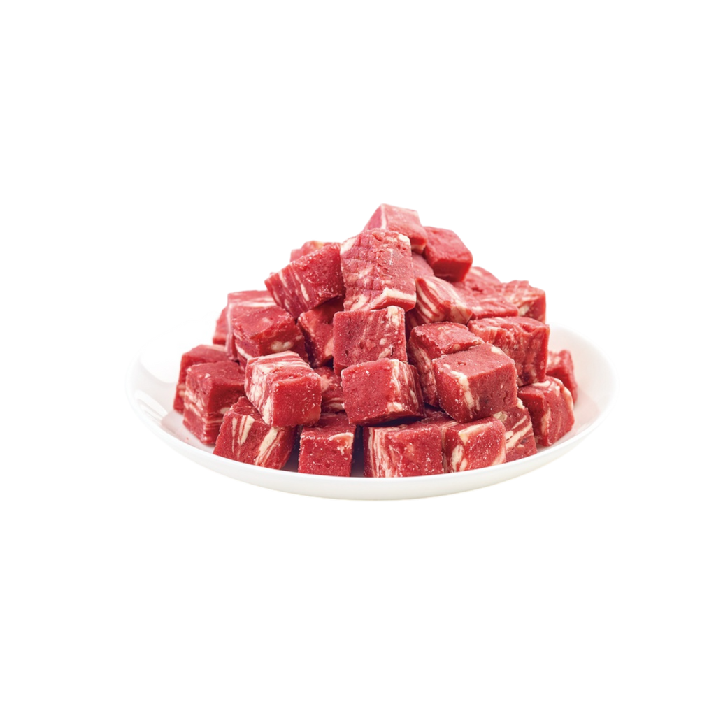 Wanpy - Cubes m. Marmoreret Oksekød - 100g