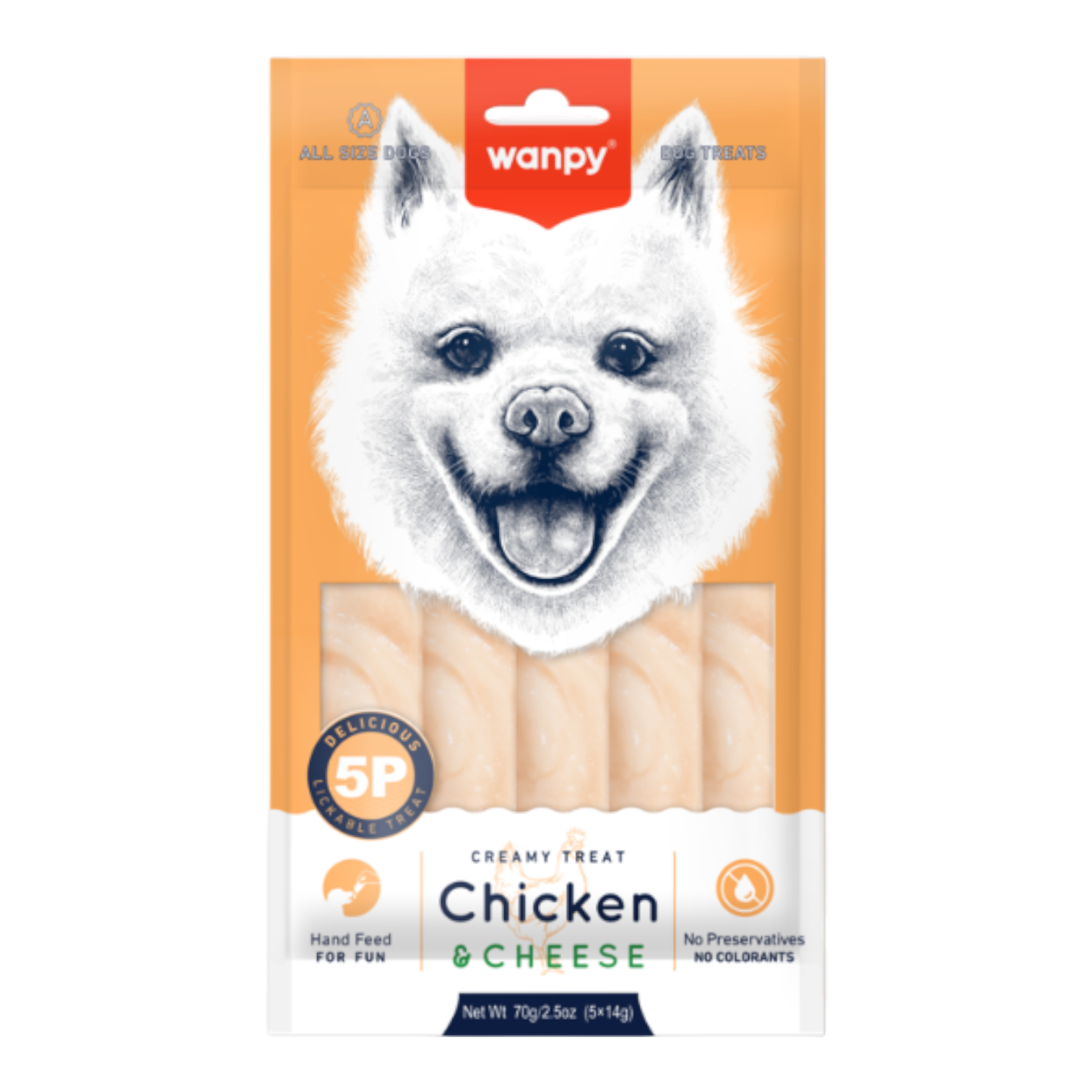 Wanpy - Creamy m. Kylling og Ost - 70g