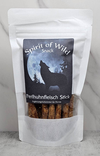 Spirit of Wild - Kødpinde m. Perlehøne - Kornfri - 100g