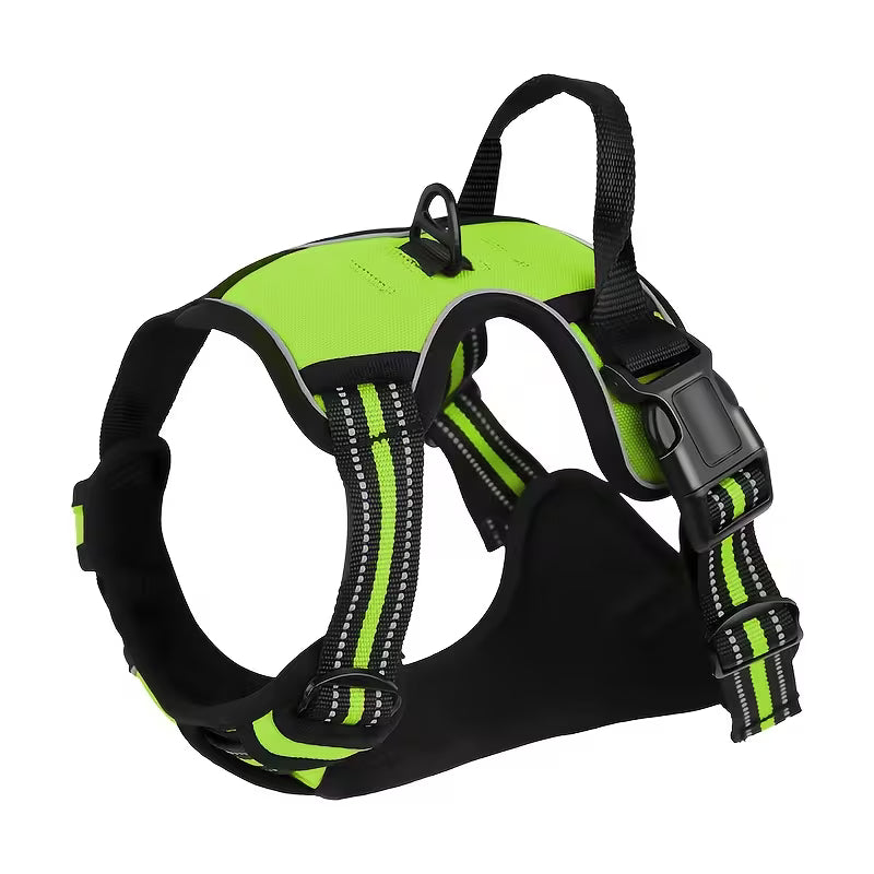 Refleks-Hundesele til hund - Gul/Sort