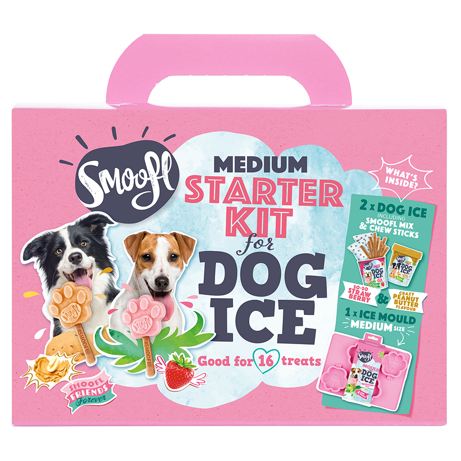 Smoofl - Starterkit til hundeis - Mellem
