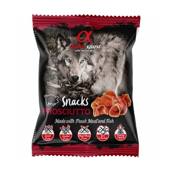 Alpha Spirit Snacks m. Skinke 50g