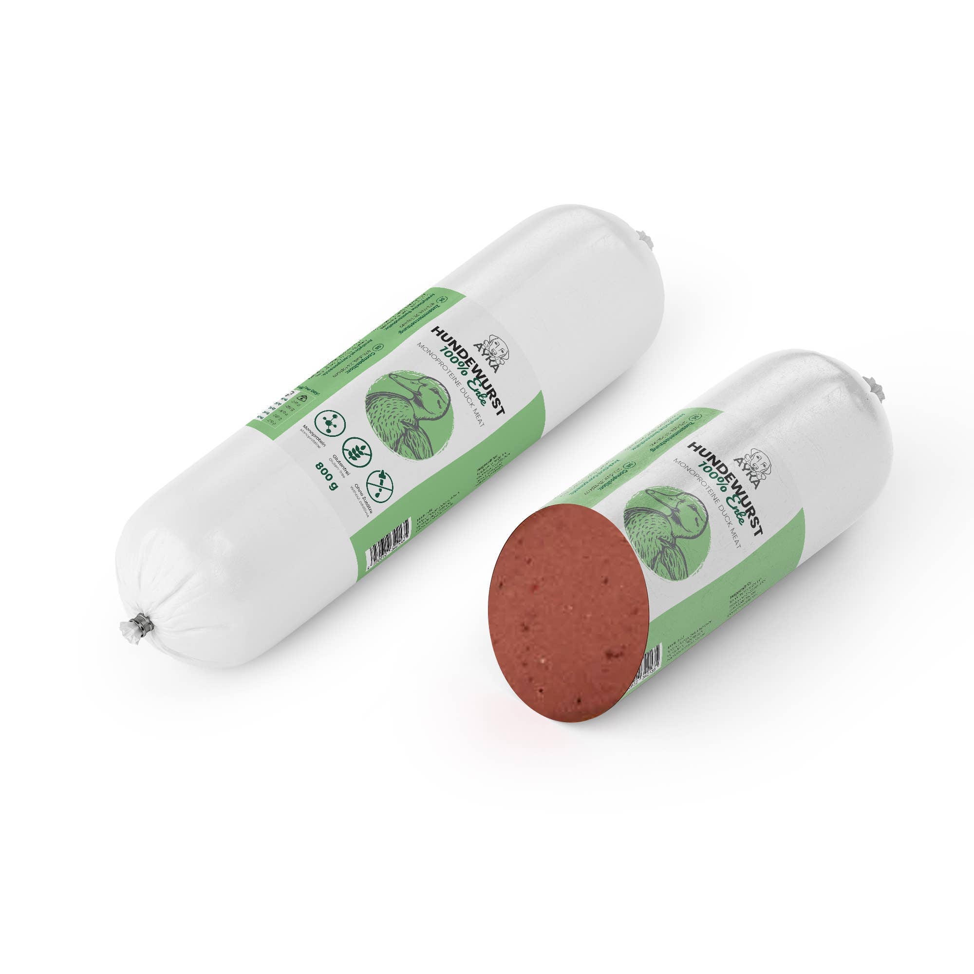 Ayka - Foderpølse m. And - 200g