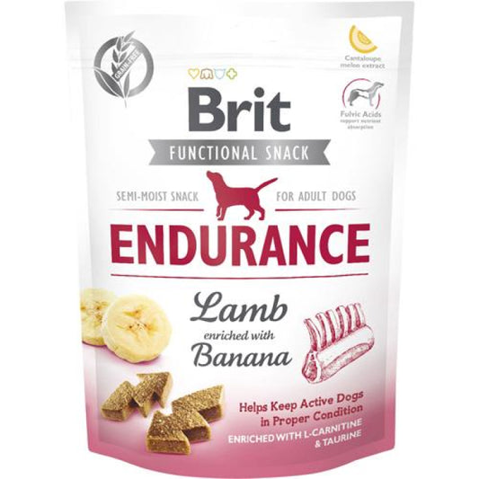 Brit - Bløde godbidder - Endurance m. Lam & Banan 150g