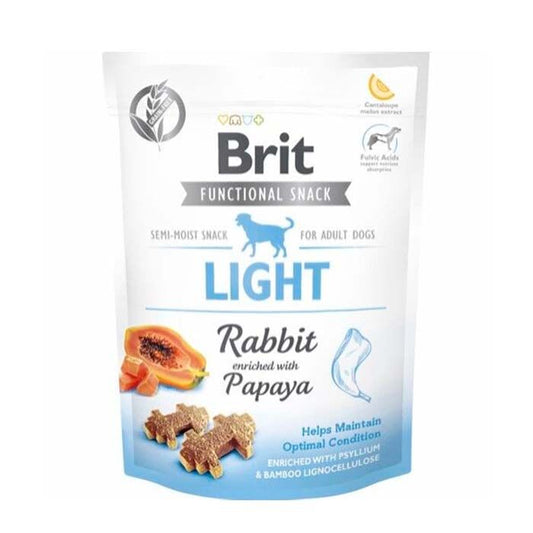 Brit - Bløde godbidder - Light m. Kanin & Papaya 150g