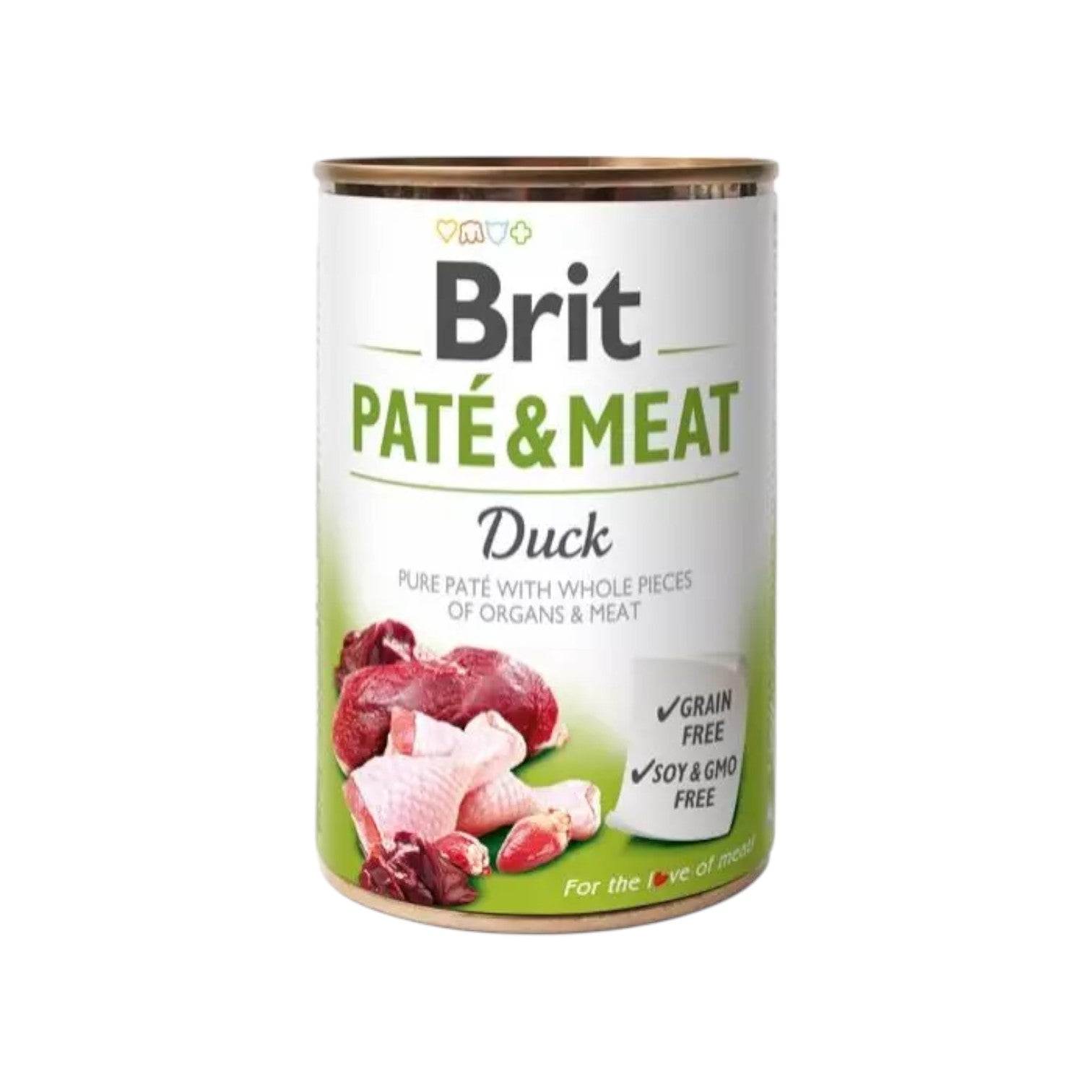 Brit - Patè & Meat - Vådfoder m. And 400g