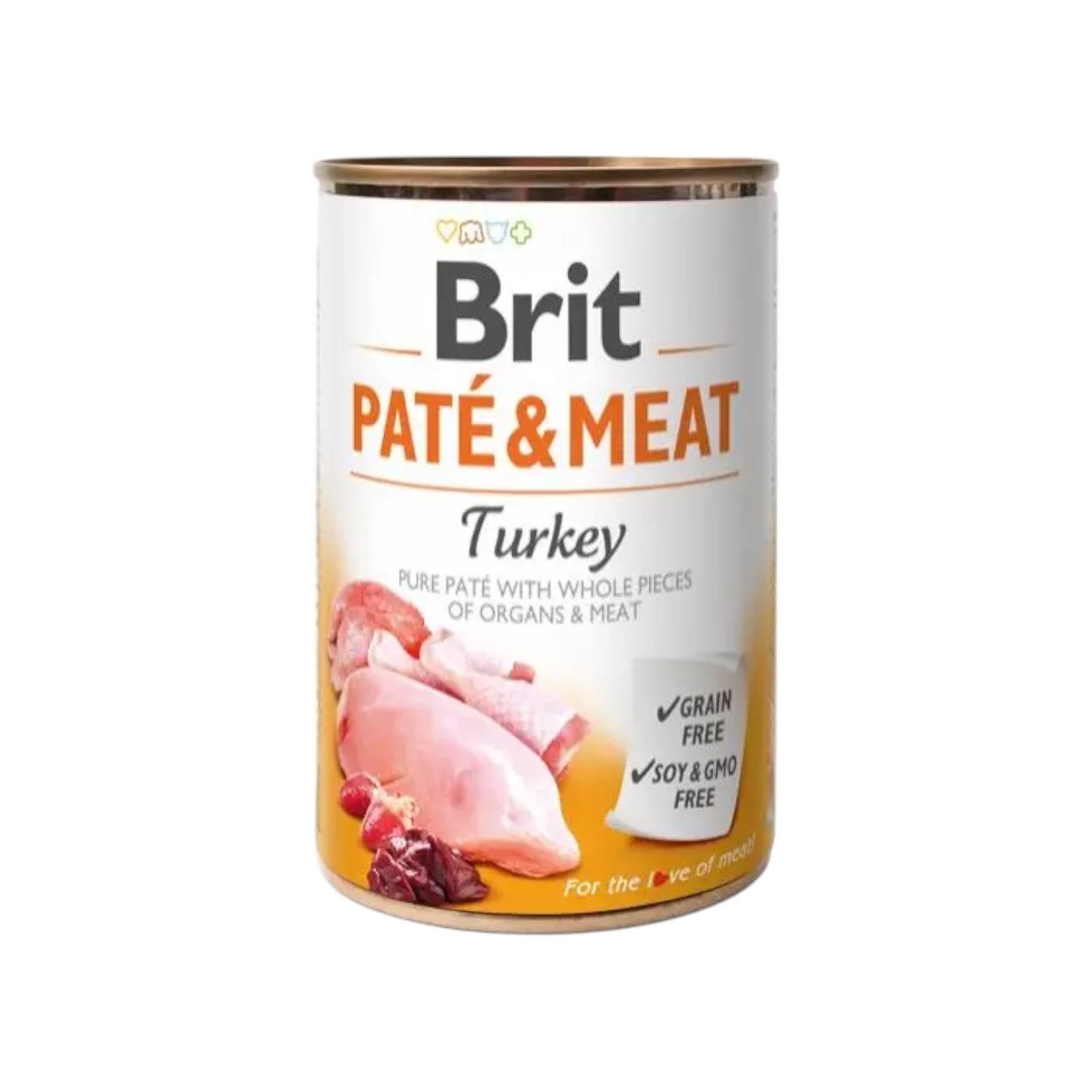 Brit - Patè & Meat - Vådfoder m. Kalkun - 400g