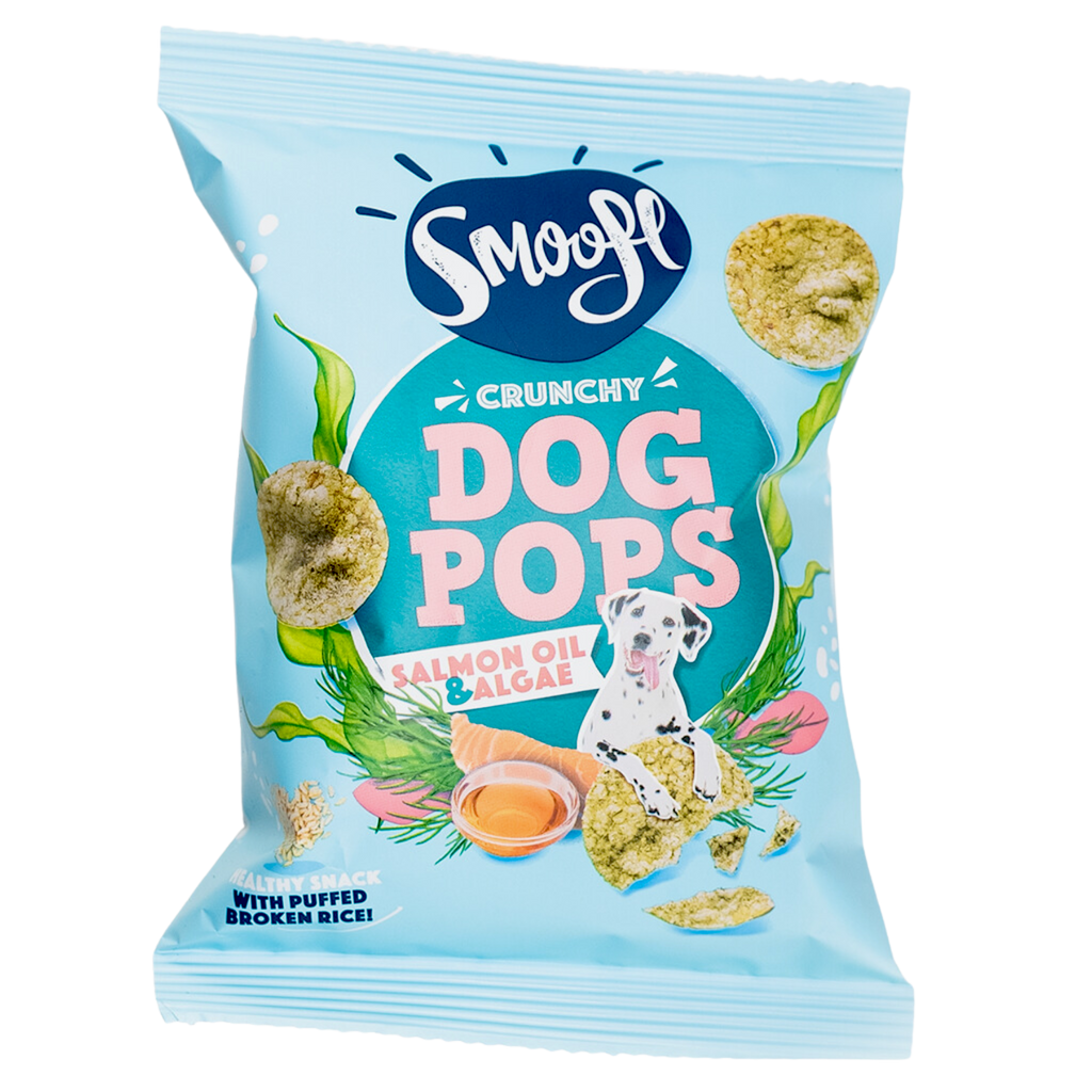 Smoofl - Hundepops m. lakseolie & alger