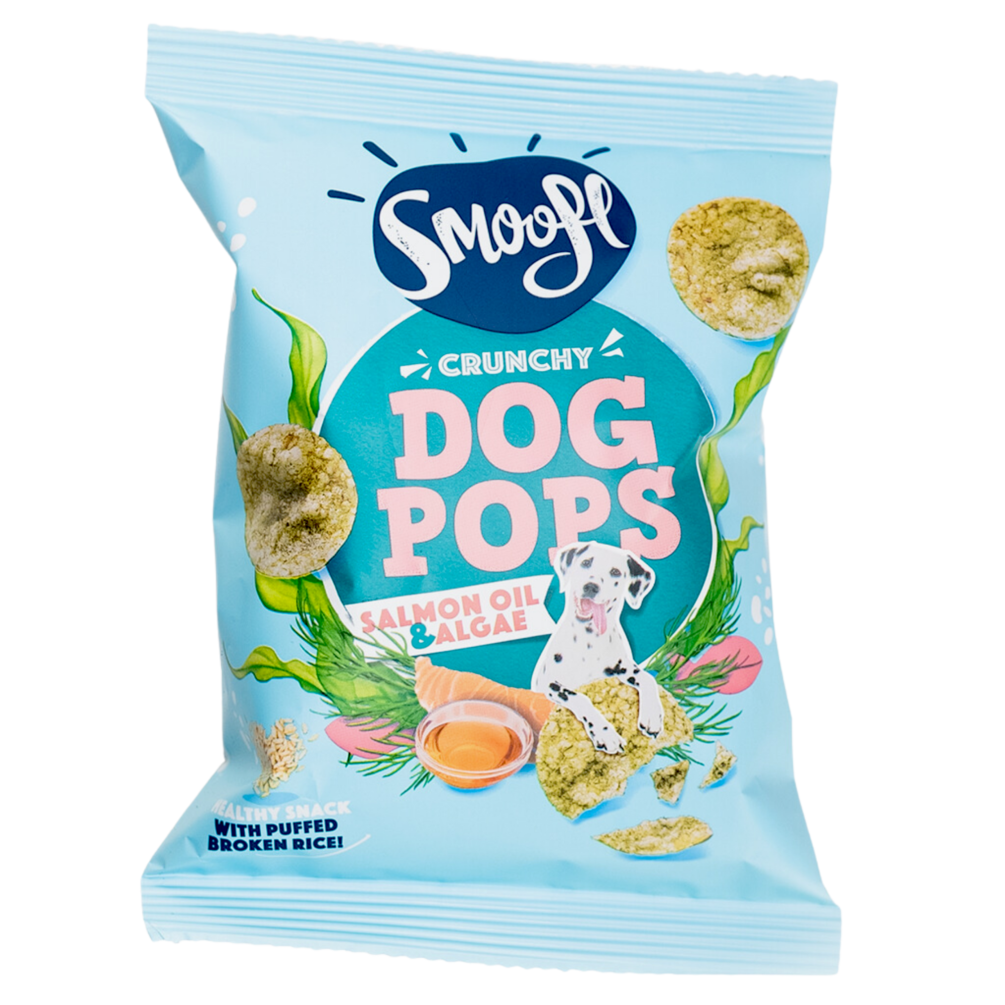 Smoofl - Hundepops m. lakseolie & alger
