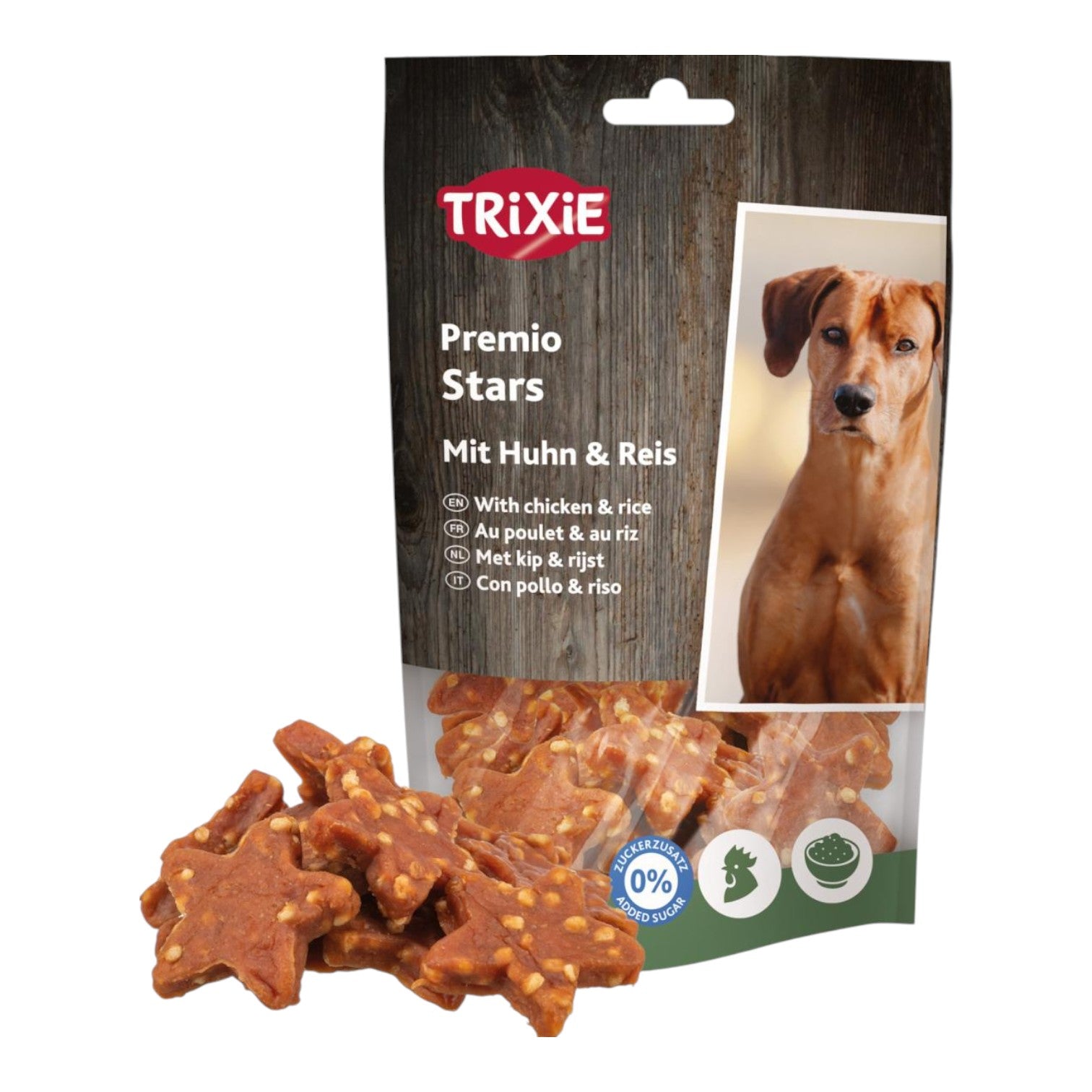 Trixie - Premio - Stjerner m. Kylling & Ris - 100g