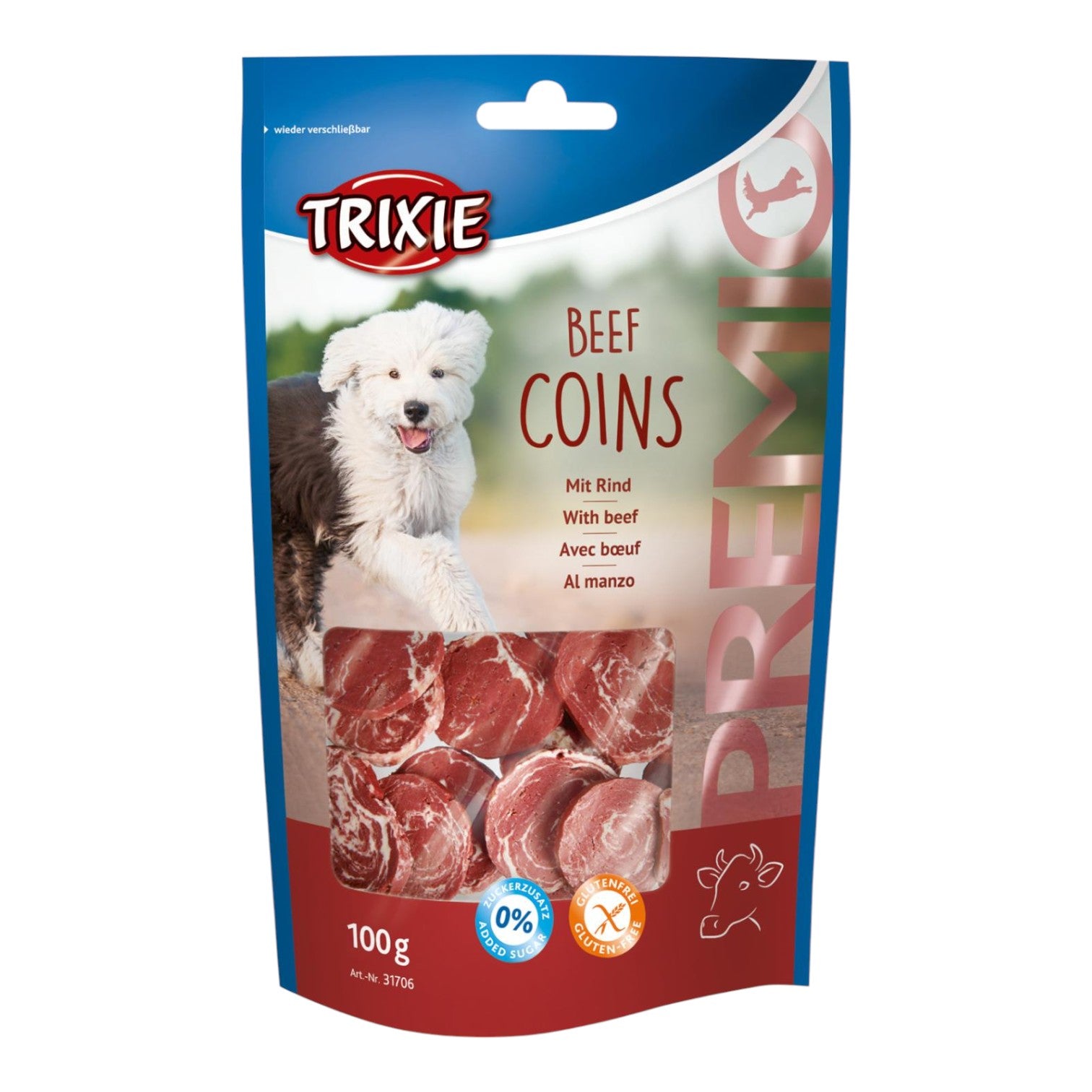 Trixie - Premio - Okse Coins - 100g