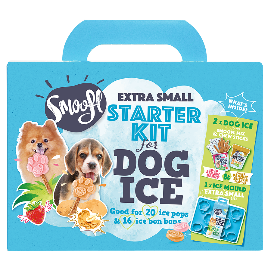Smoofl - Starterkit til hundeis - Ekstra lille