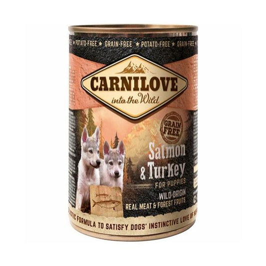 Carnilove Hvalpe Vådfoder m. Laks & Kalkun 400g