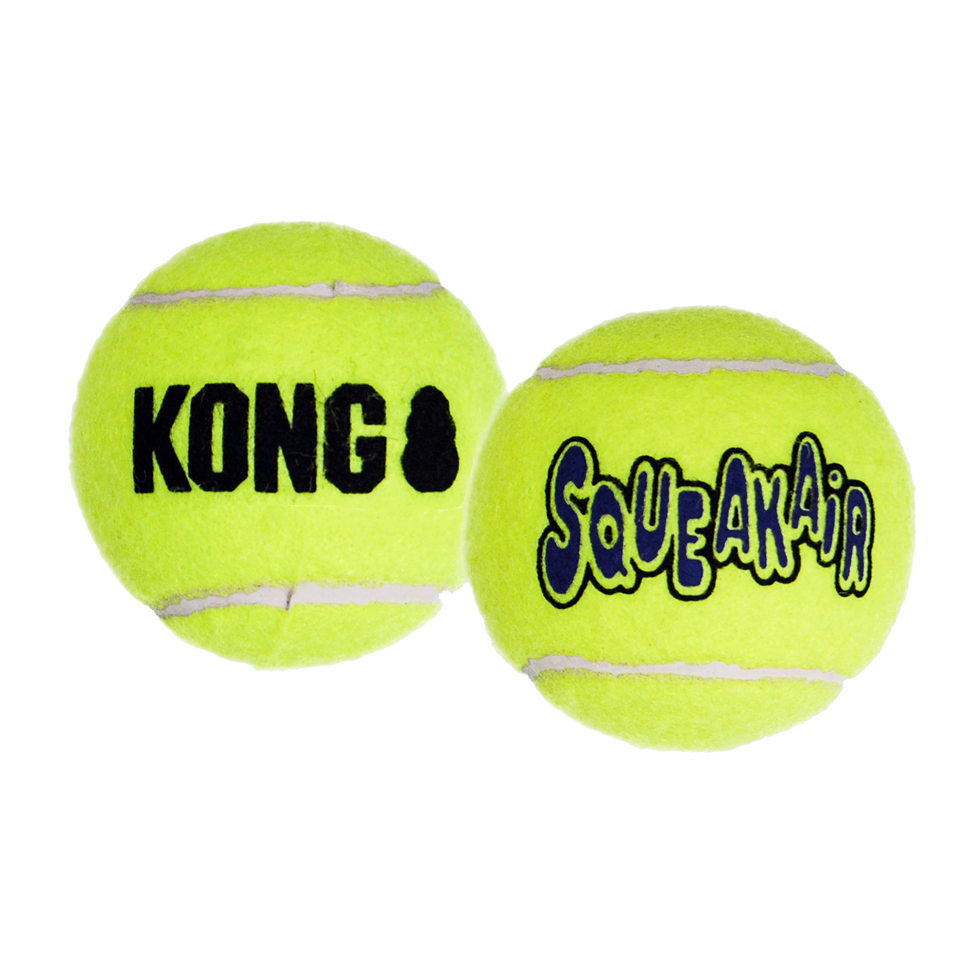 Kong - Aktiveringslegetøj - Squeak Air Bolde - XS - Ø 4cm