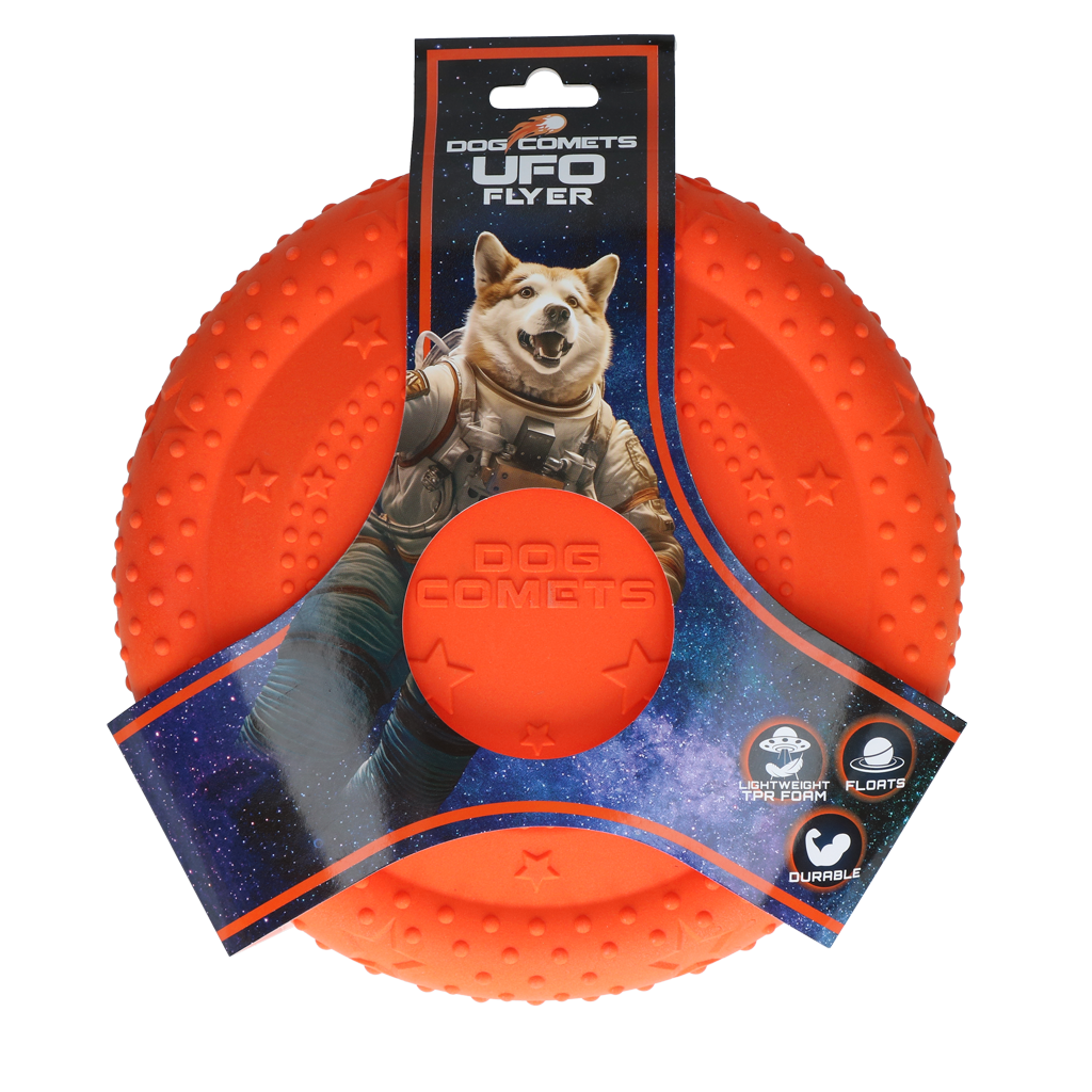 Dog Comets - UFO Flyer - Orange
