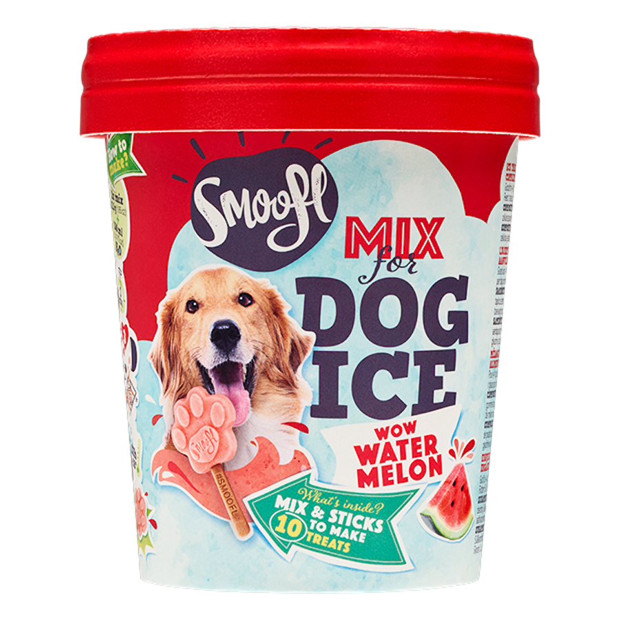 Smoofl - Ismix til hundeis - Vandmelon