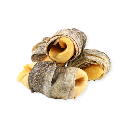 Fish4Dogs - Love - Æble fiske wraps - 90g