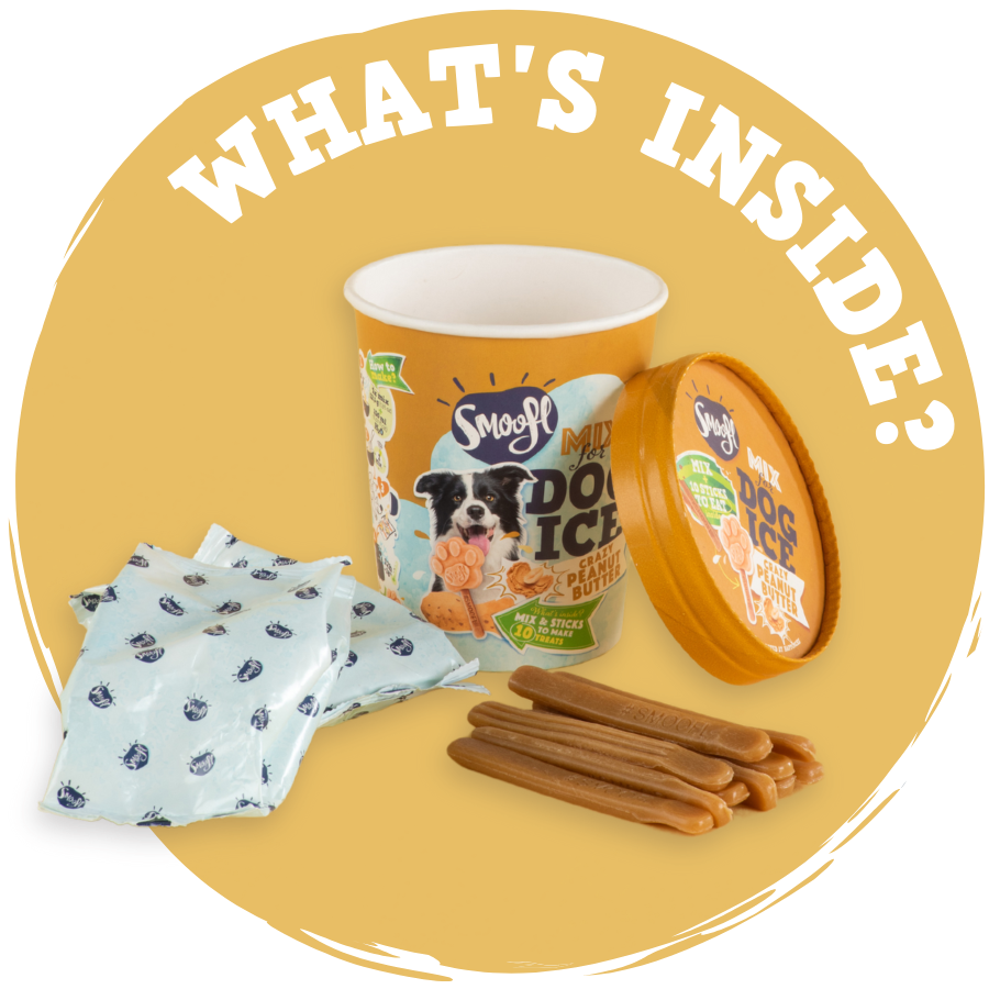 Smoofl - Ismix til hundeis - Peanut Butter