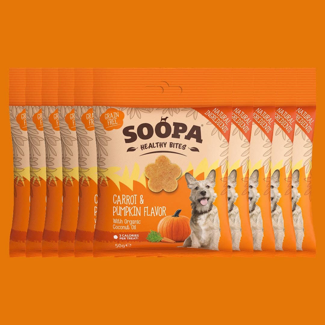 Soopa - Godbidder m. Gulerod & Græskar - 50g